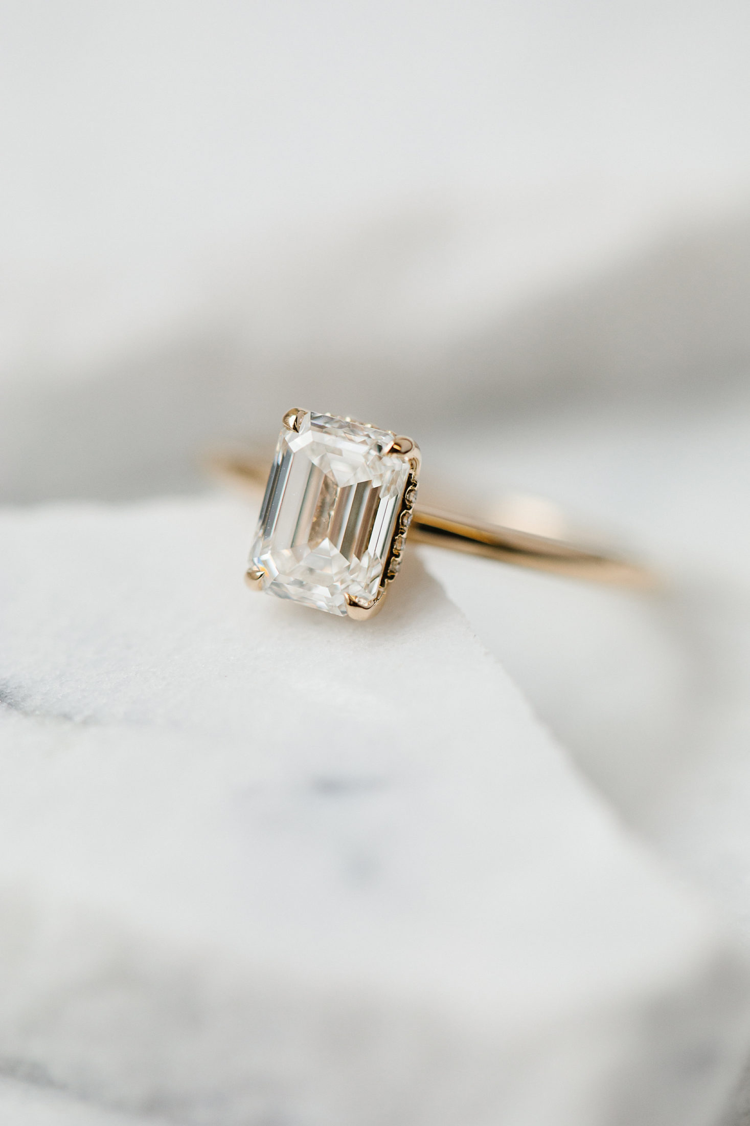 Taylor & Hart Gold Diamond Engagement Ring