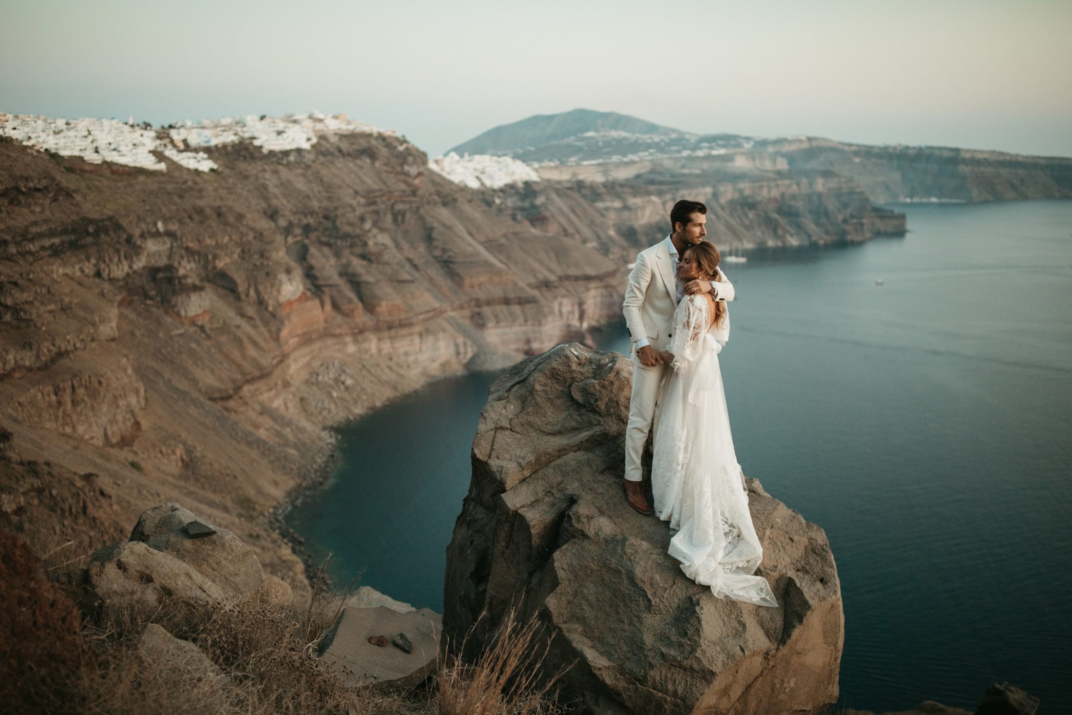 Santorini Real Wedding