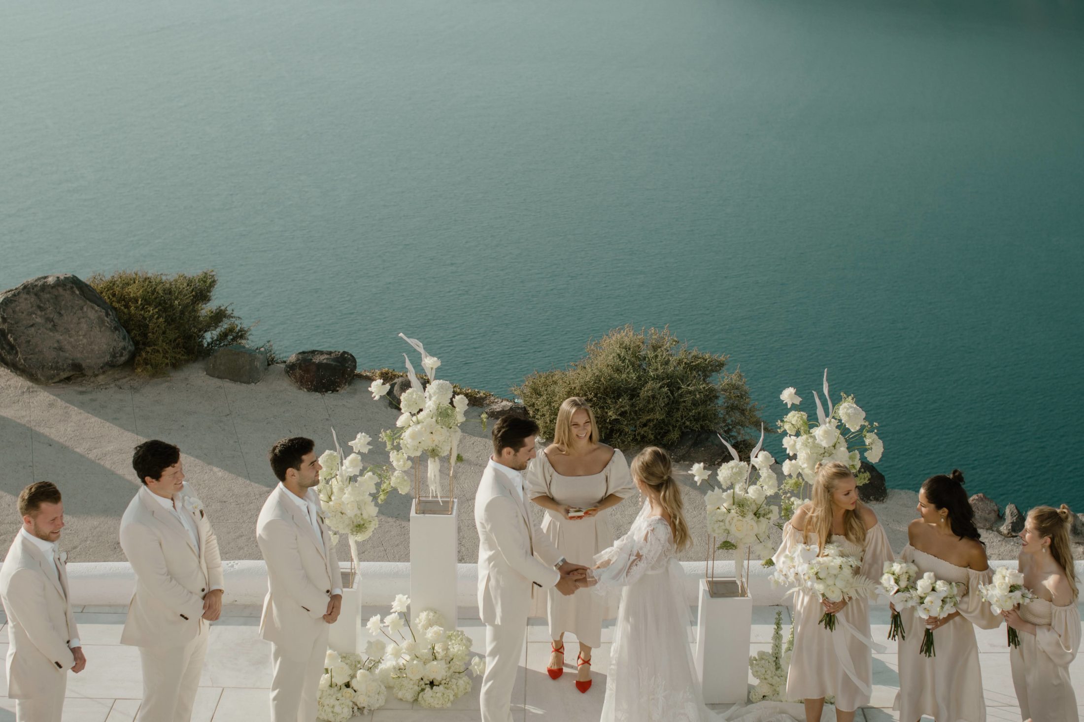 Santorini Real Wedding