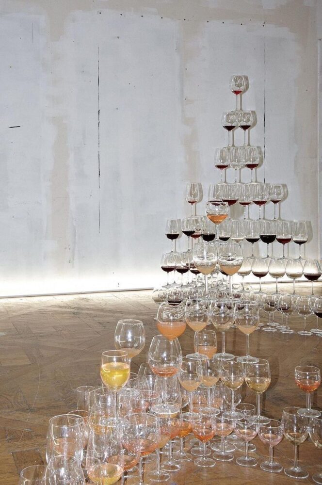 An Indulgent Champagne Tower
