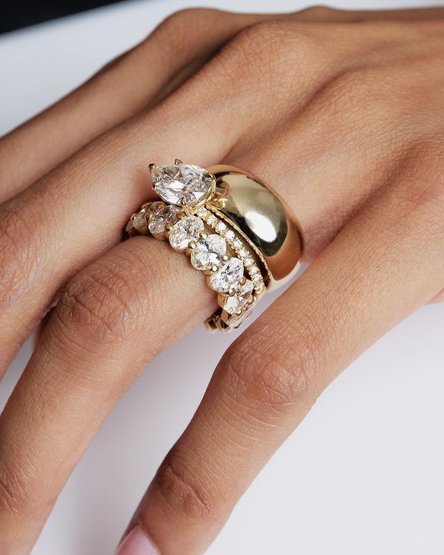 East West Engagement Rings