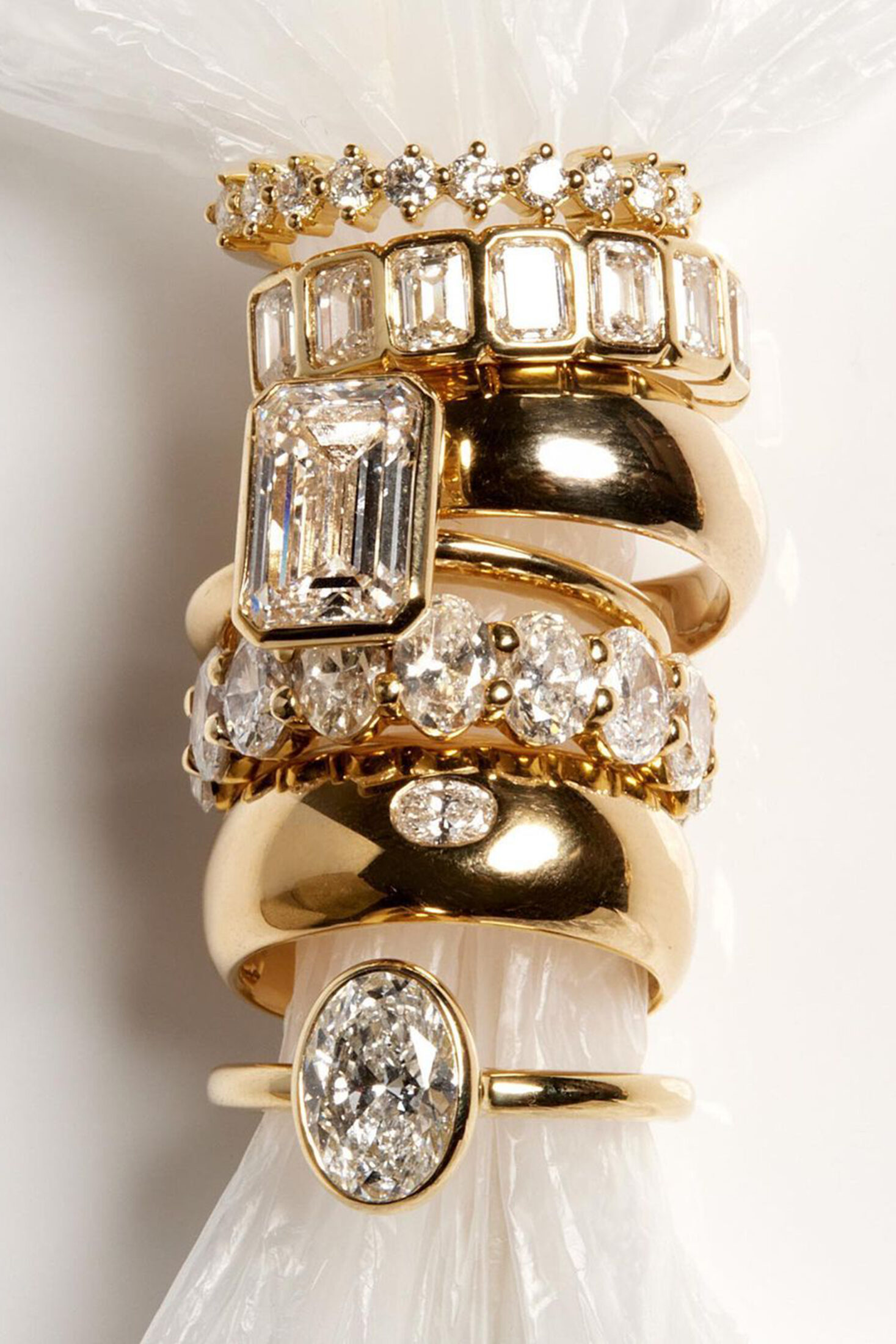 Stacked Wedding Rings