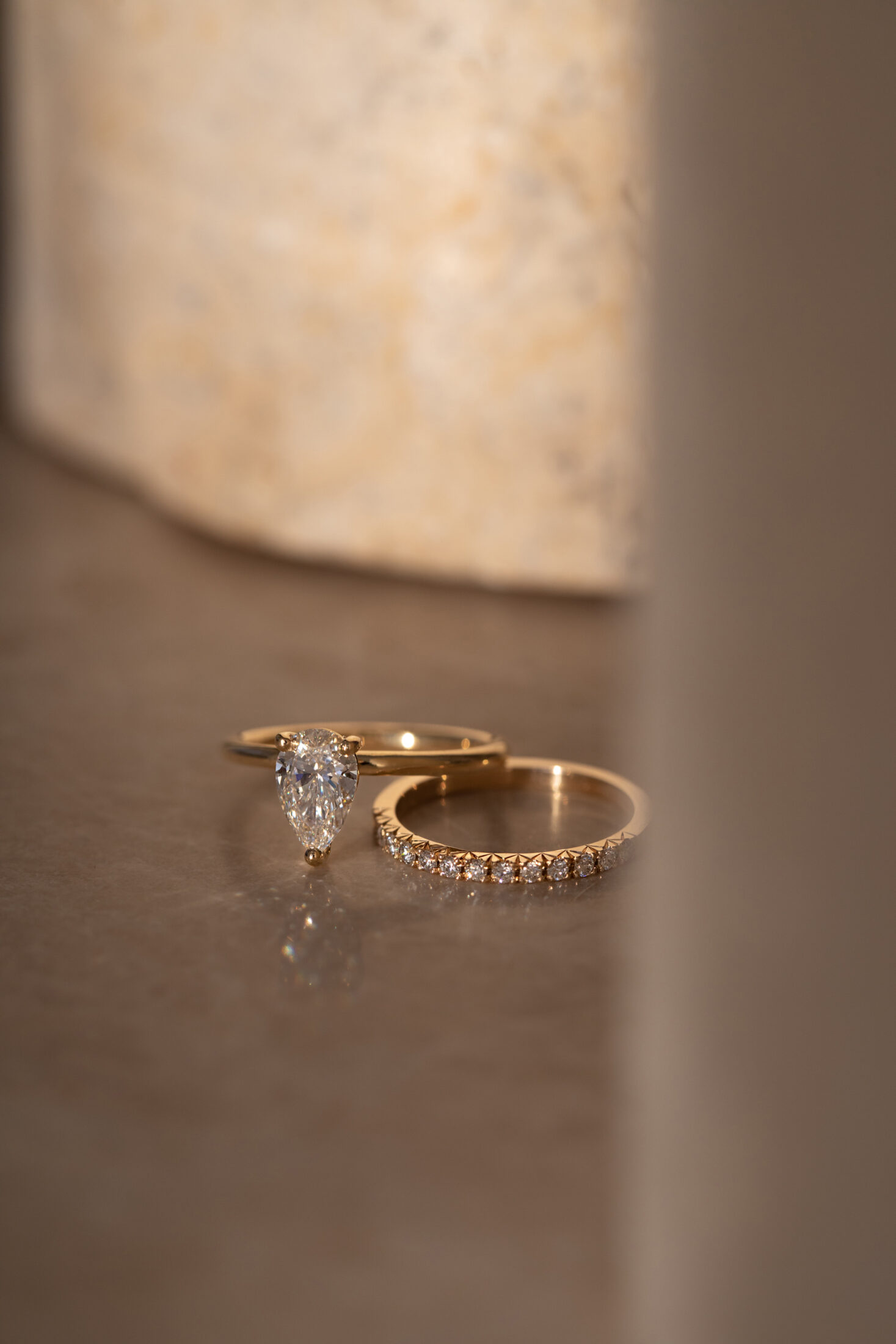 Pear Shaped Engagement Rings - The Lane Wedding Inspiration