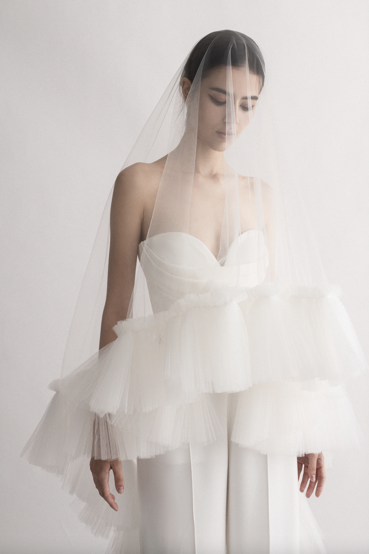modern bridal veils