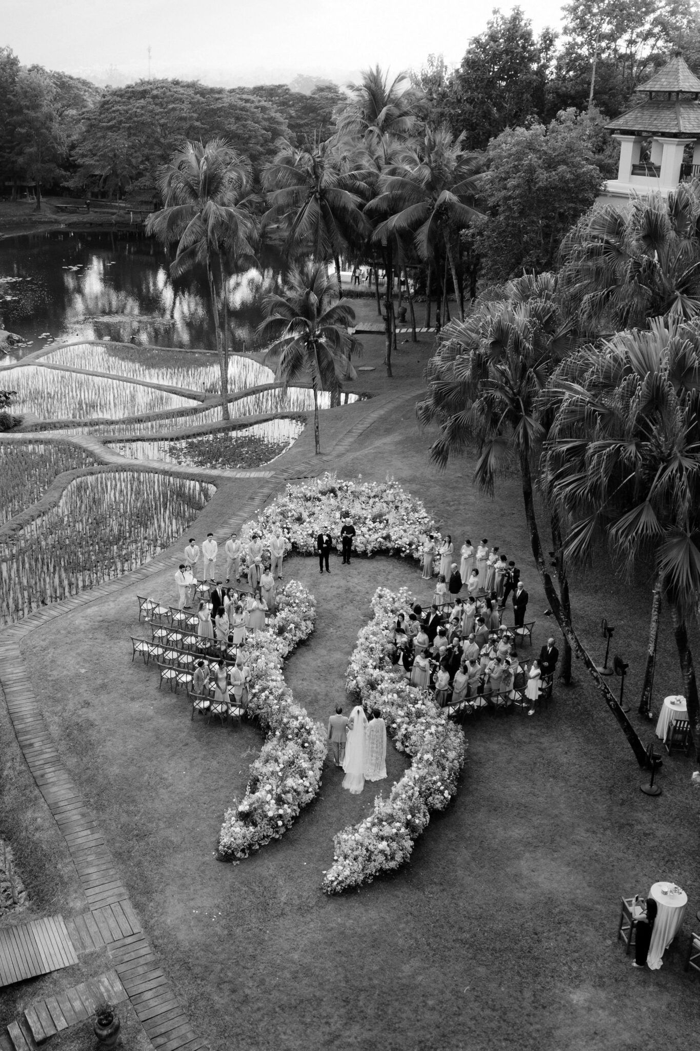 wedding ceremony aisle