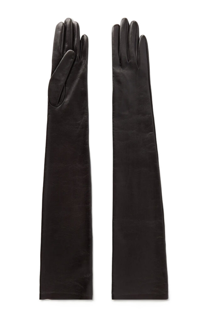 The Row Leather Gloves
